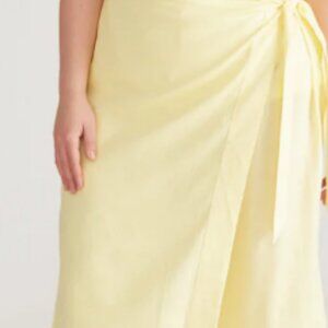 BNWT Universal Standard  Mock skirt with culottes Linen size M 1(18-20)